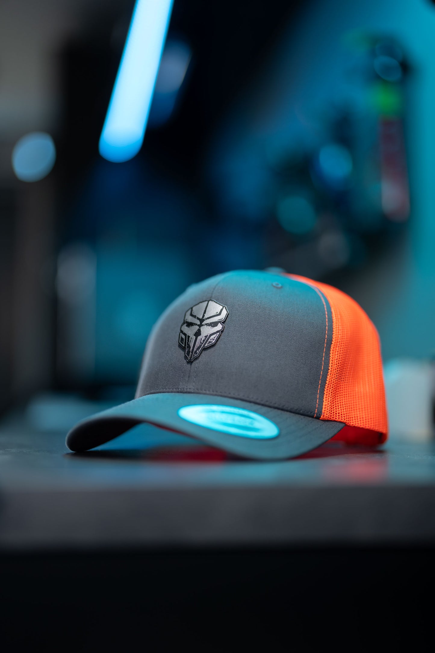Fractured EXO Patch - Neon Orange / Charcoal Grey - The PL Method