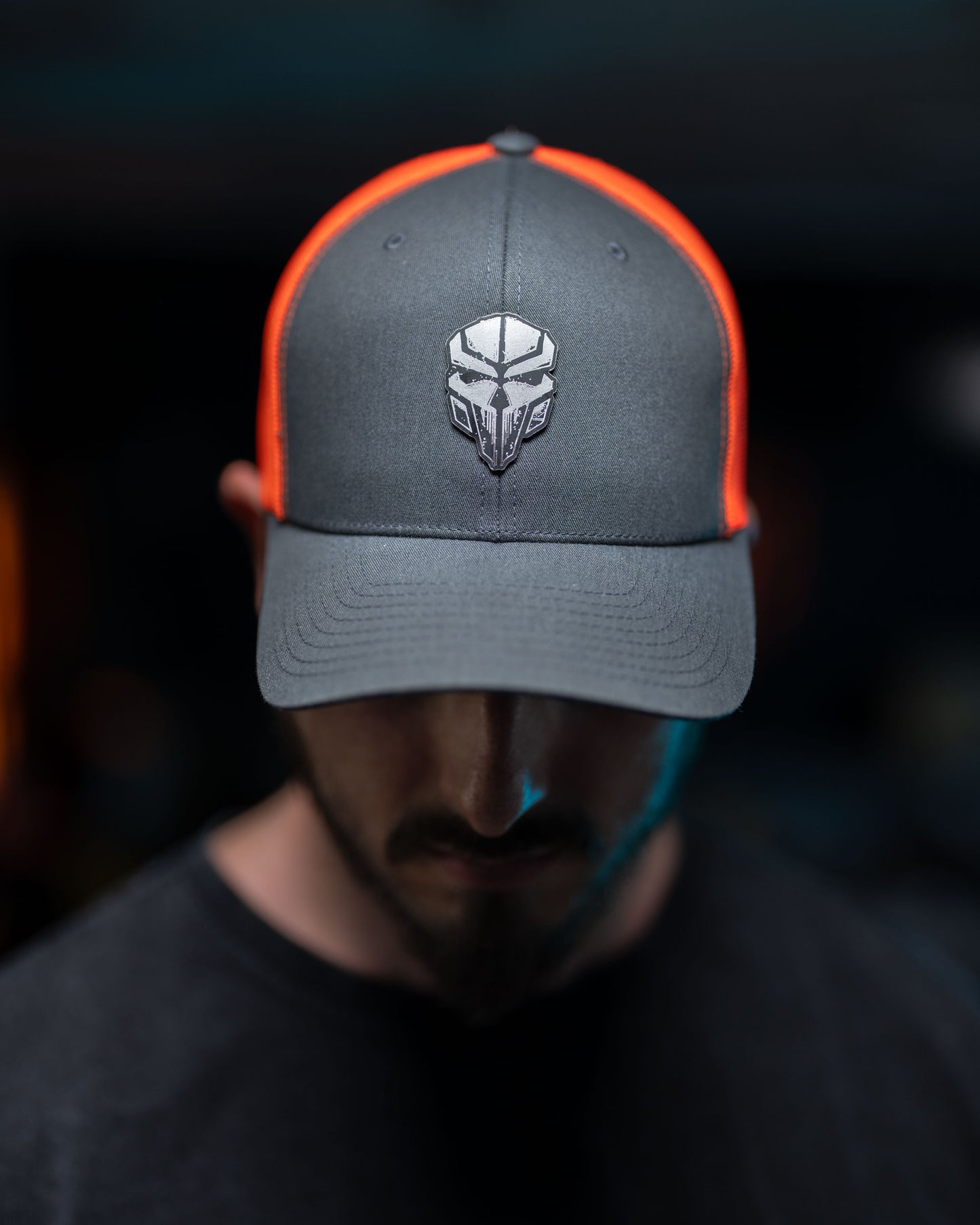 Fractured EXO Patch - Neon Orange / Charcoal Grey - The PL Method