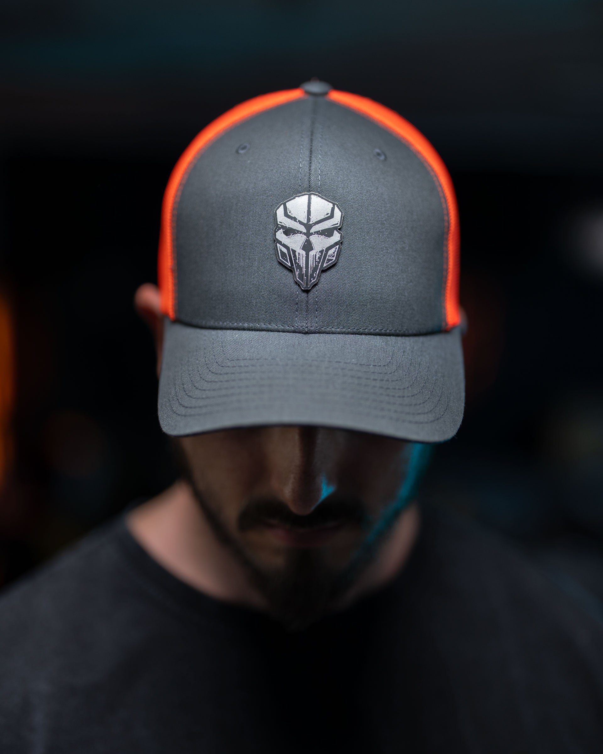 Fractured EXO Patch - Neon Orange / Charcoal Grey - The PL Method