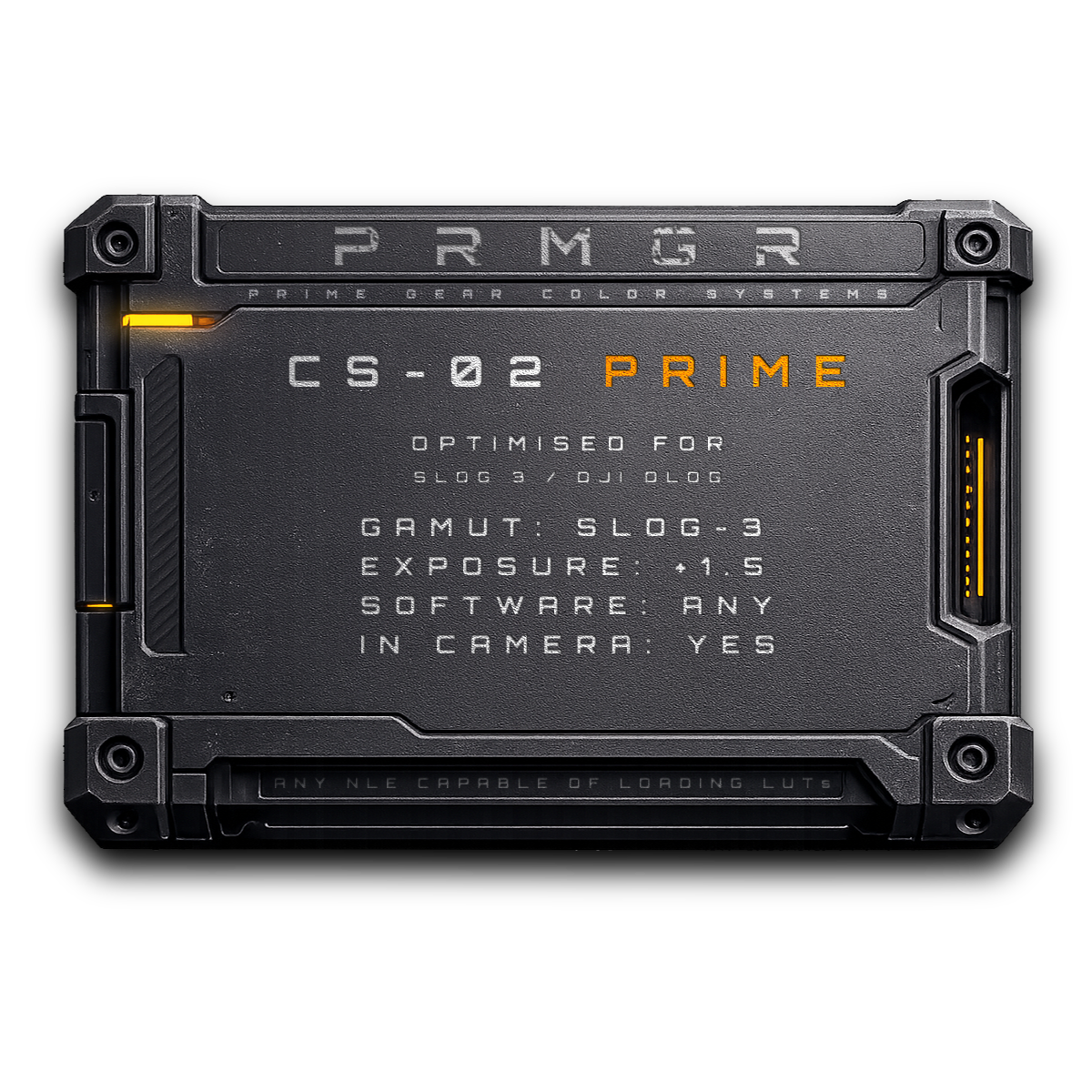 	PRMGR CS-02 PRIME LUT for Sony S-Log3 and DJI D-Log